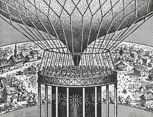 Cineorama – Raoul Grimoin-Sanson (1860-1941), przodek systemu projekcji kołowej Cineramy autorstwa Unbekannt Unbekannt