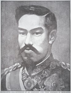 Cesarz Japonii Mutsuhito (lito) autorstwa Unbekannt Unbekannt