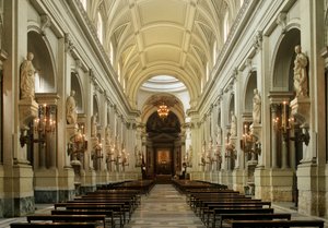 Włochy, Sycylia, Palermo, katedra, wnętrze, nawa autorstwa Unbekannt Unbekannt