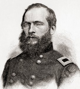 James Abram Garfield, z The Century Magazine, opublikowany 1887 (grawerowanie) autorstwa Unbekannt Unbekannt