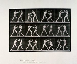 Boks nagich mężczyzn, ok. 1872-1885 autorstwa Unbekannt Unbekannt