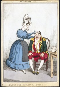 Frenologia „Błogosław mi co za guz”, ok. 1820-1830 autorstwa Unbekannt Unbekannt