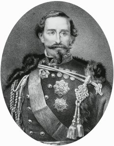 Portret Alfonso Ferrero della Marmora (1804-1878), włoskiego generała i polityka, grawer autorstwa Unbekannt Unbekannt