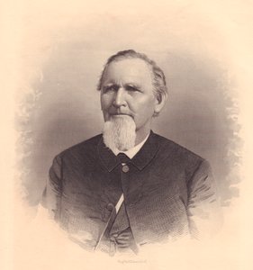 Portret amerykańskiego duchownego metodysty Johna L. Smitha, rycina FE Jonesa, ok. 1870 r. autorstwa Unbekannt Unbekannt