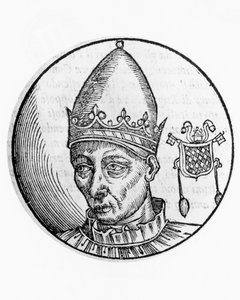 Portret Celestyna II (Guido Guelfuccio de Castello, zm. 1144) autorstwa Unbekannt Unbekannt