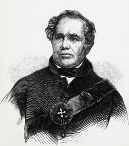 Portret Eleazara Williamsa (1788-1858), anglikańskiego pastora, oszukańczo twierdził, że jest zaginionym delfinem Francji, grawerowany autorstwa Unbekannt Unbekannt