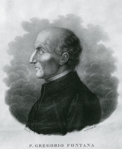 Portret Gregorio Fontany (1735-1803), włoskiego matematyka, rycina autorstwa Unbekannt Unbekannt
