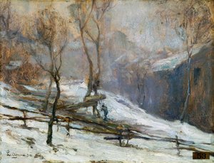 Śnieg (wycisk) autorstwa Lidio Ajmone