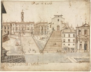 Osiemnaście widoków Rzymu: Campidoglio, 1665.