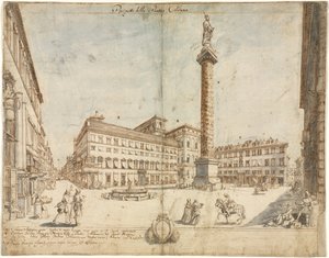 Osiemnaście widoków Rzymu: Piazza Colonna