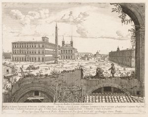 S. Giovanni in Laterano z „Widok miejsc miasta Rzym Insign[ium]”