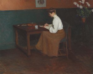 W Pracowni (olej na płótnie)
