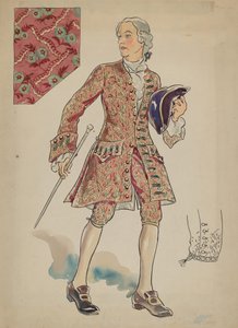 Garnitur męski, ok. 1936.