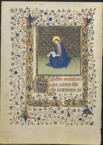 Kartka z Księgi Godzin: Św. 1415-20. autorstwa Limbourg Brothers