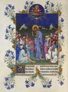 Très Riches Heures du Duc de Berry - Nakarmienie mnóstwa