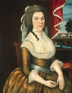 Pani Elizabeth Noyes Denison, ok. 1790 (olej na płótnie) autorstwa Limner Denison