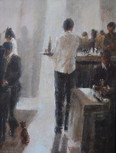 Piano Bar, Wenecja autorstwa Lincoln Seligman