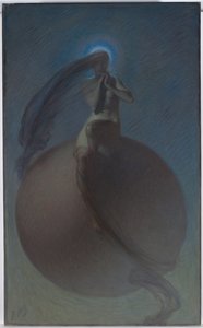 Poszukiwanie, c. 1905 autorstwa Lindsay Bernard Hall