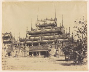 Amerapoora. Maha-Too-Lo-Bounghian Kyoung, 1855 (odbitka albuminowa z negatywu na papierze woskowanym)
