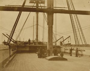 Pokład HMS "Impregnable", 1852-1854 (zdjęcie) autorstwa Linnaeus Tripe