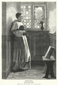 Świąteczny poranek (grawerowanie) autorstwa Lionel Charles Henley