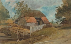 Stara stodoła autorstwa Lionel Constable