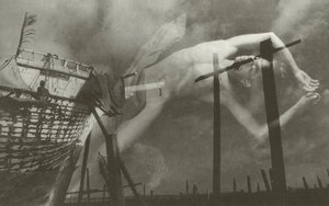 „Usłyszałem zawodzenie w miejscu, w którym odpływały statki” (zdjęcie czarno-białe) autorstwa Lionel Wendt