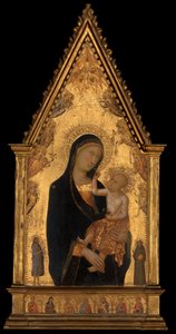 Madonna z Dzieciątkiem ze Świętymi i Aniołami, ca. 1350.