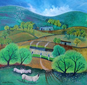 Yorkshire Dales 2016 (farby akrylowe na papierze)