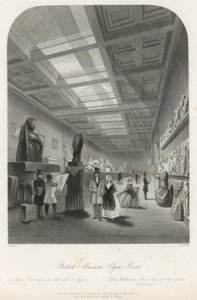 Elgin Room w British Museum autorstwa Llewellyn Jewitt
