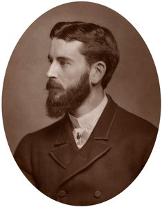 Frank Dicksee, ARA, angielski malarz i ilustrator, 1883. autorstwa Lock and Whitfield