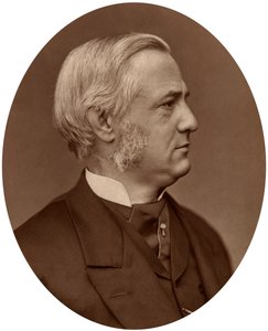 Frederick Max Muller, profesor filologii porównawczej na Uniwersytecie Oksfordzkim, 1878. autorstwa Lock and Whitfield