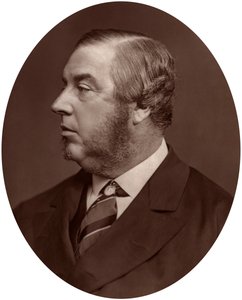 George Sclater-Booth, poseł do parlamentu, przewodniczący rady samorządowej, 1878 r. autorstwa Lock and Whitfield