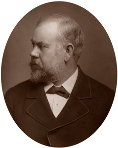 Henry Hugh Armstead, RA, brytyjski rzeźbiarz i ilustrator, 1883. autorstwa Lock and Whitfield
