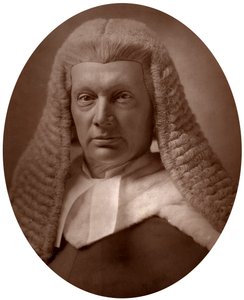 Hon Sir Joseph William Chitty, sędzia Wysokiego Trybunału Sprawiedliwości, 1883. autorstwa Lock and Whitfield