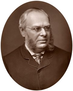 Hon Sir Lewis William Cave, sędzia Sądu Najwyższego, 1883. autorstwa Lock and Whitfield