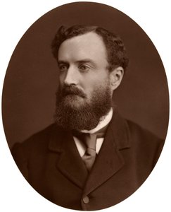 Sir Michael Hicks-Beach, Bart, MP, Sekretarz Generalny Irlandii, 1876. autorstwa Lock and Whitfield