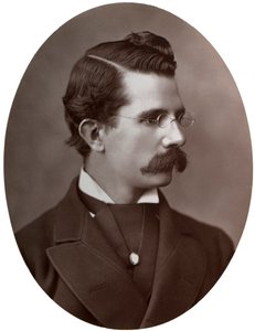 William Black, brytyjski powieściopisarz, 1877. autorstwa Lock and Whitfield
