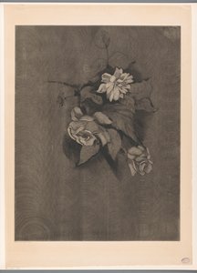 Kompozycja kwiatowa z różami Les Roses (tytuł oryginalny) autorstwa Lodewijk Schelfhout (signed by artist)
