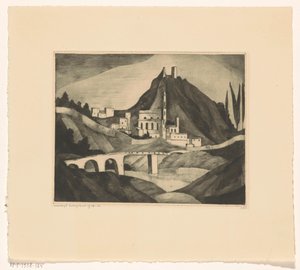 Corte I (tytuł oryginalny) autorstwa Lodewijk Schelfhout (signed by artist)
