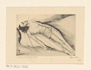 Dode Christus Le Christ mort (tytuł oryginalny) autorstwa Lodewijk Schelfhout (signed by artist)