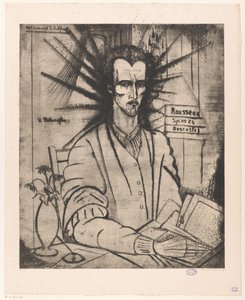 Filosoof Le Philosophe (oryginalny tytuł na obiekcie) autorstwa Lodewijk Schelfhout (signed by artist)