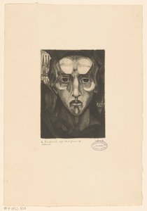 Głowa kobiety Tête de femme III (oryginalny tytuł na przedmiocie) autorstwa Lodewijk Schelfhout (signed by artist)