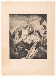 Les Angles I (tytuł oryginalny) autorstwa Lodewijk Schelfhout (signed by artist)