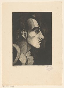 Pierrot I (tytuł oryginalny) autorstwa Lodewijk Schelfhout (signed by artist)