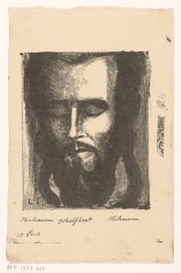 Portret nieznanego mężczyzny autorstwa Lodewijk Schelfhout
