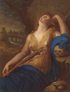 Maria Magdalena autorstwa Lodovico (after) Carracci
