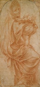 Dziewica z Dzieciątkiem, 1575-1619 autorstwa Lodovico Carracci