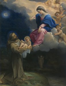 Wizja św. Franciszka, ok. 1602 autorstwa Lodovico Carracci