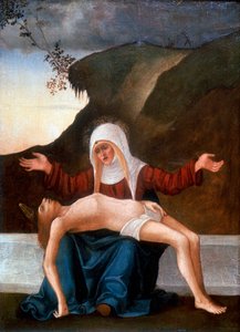 „Pieta”, początek XVI wieku autorstwa Lodovico Mazzolini